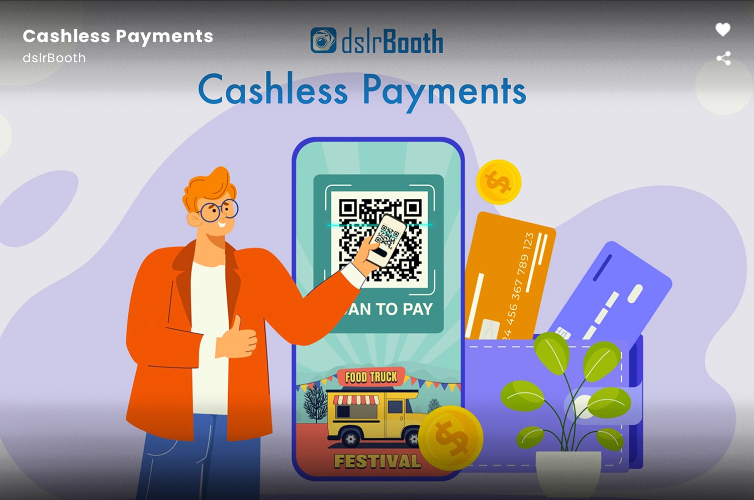 Video showing Booth Payment feature in LumaBooth for Windows